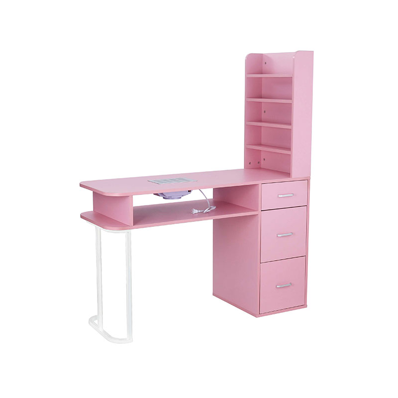 Bàn làm móng thẩm mỹ HZ2040PK có chức năng hút bụi và đệm cổ tay