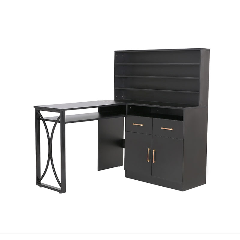 HZ2080 Bàn làm móng tay đa năng màu đen có ngăn kéo