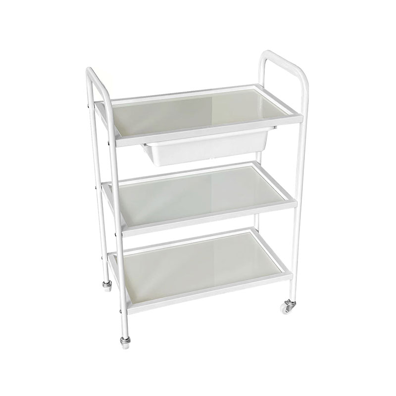 HZ2002BZ / HZ2002Z Xe đẩy salon, khay thủy tinh và khung kim loại