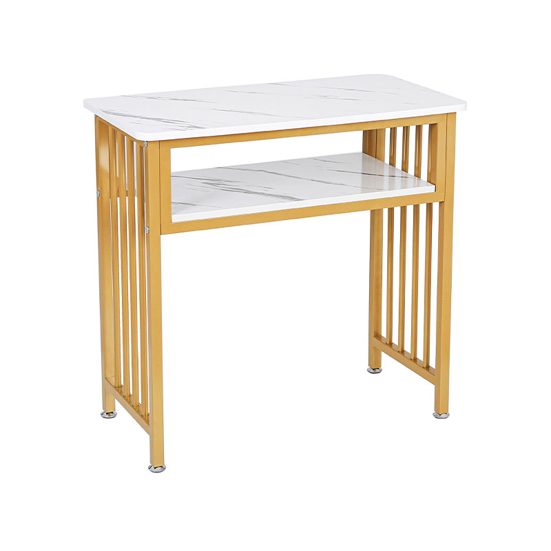 Bàn làm móng đá cẩm thạch vàng trắng HZ2054