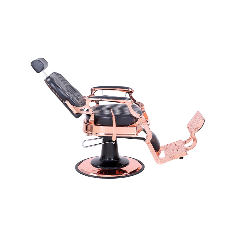 HZ87127 Ghế cắt tóc có tựa lưng vuông chéo có tựa lưng thủy lực hạng nặng theo phong cách cổ điển