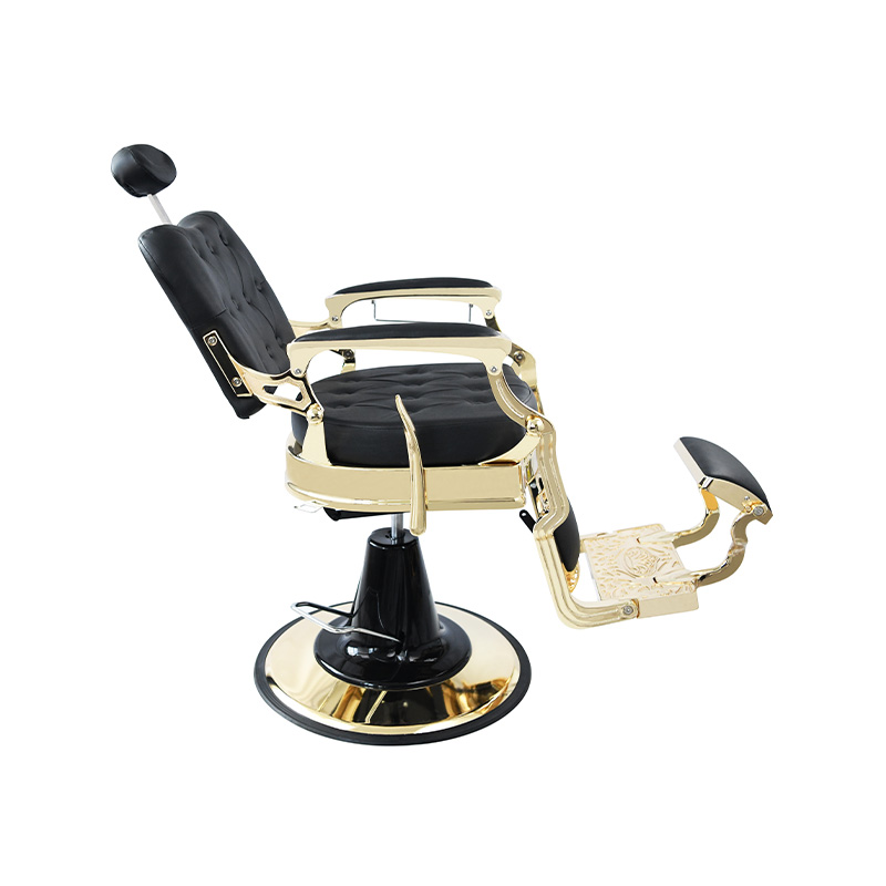 HZ8799F Ghế cắt tóc có tựa lưng vuông tựa lưng thủy lực hạng nặng phong cách cổ điển