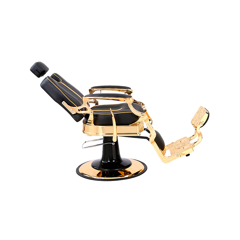 HZ87104 Ghế cắt tóc cổ điển có thể điều chỉnh theo phong cách công nghiệp với khung kim loại chắc chắn