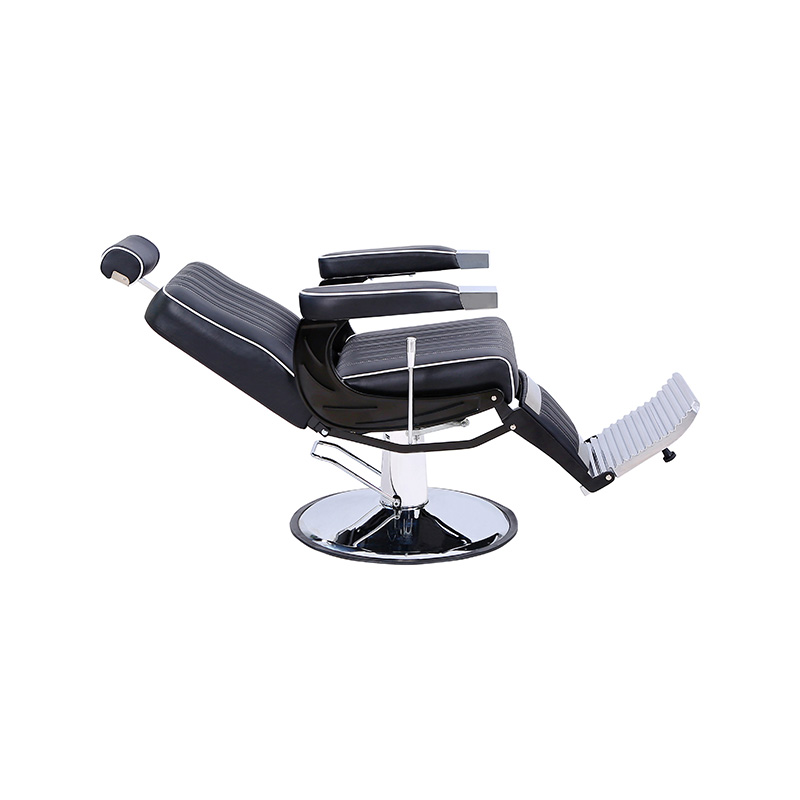 HZ8752SX Ghế tạo mẫu tóc sọc dọc cán trắng đen