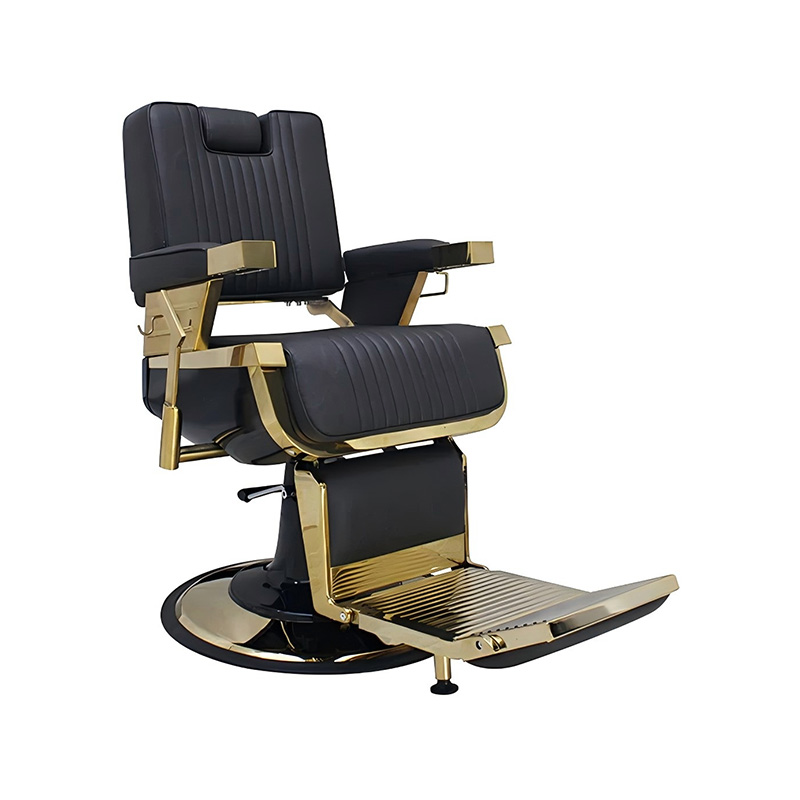 HZ8740GD / HZ8740DZ / HZ8740DB Ghế cắt tóc kiểu lincoln retro cổ điển màu đen