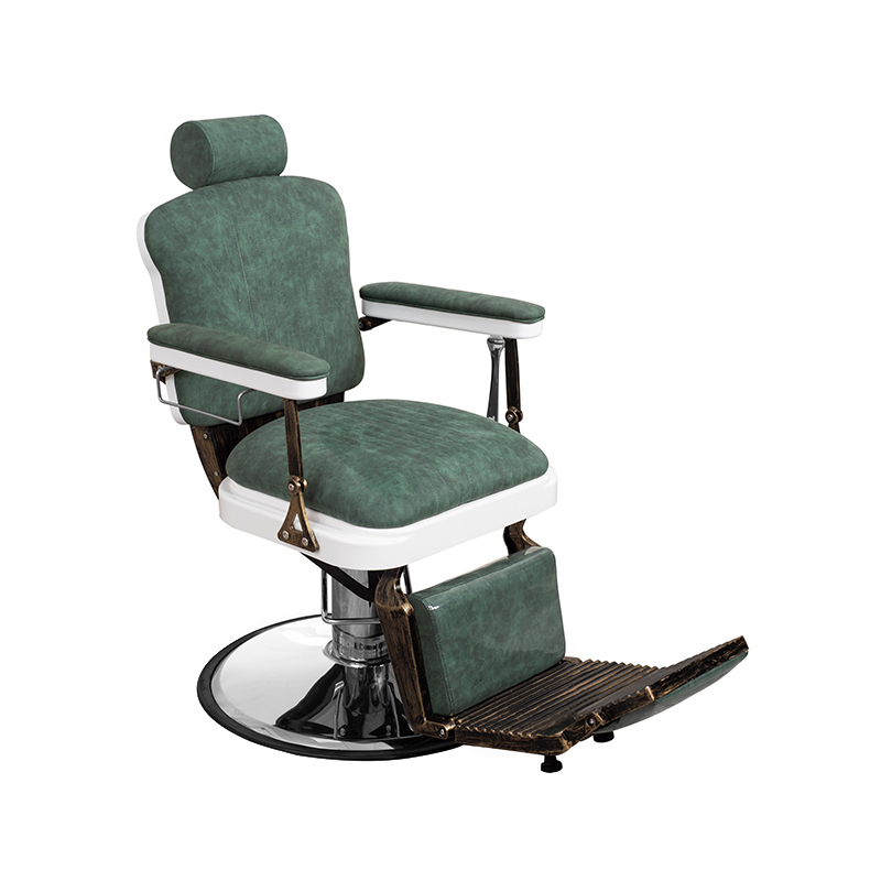 HZ8753BK / HZ8753GR / HZ8753RD Ghế cắt tóc Lincoln cổ điển màu đen