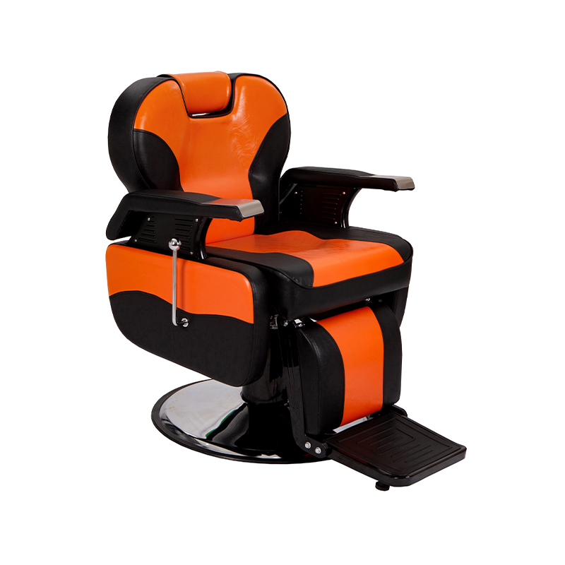 HZ8702D Ghế cắt tóc cổ điển màu đen Ghế ngả nhà tạo mẫu tóc