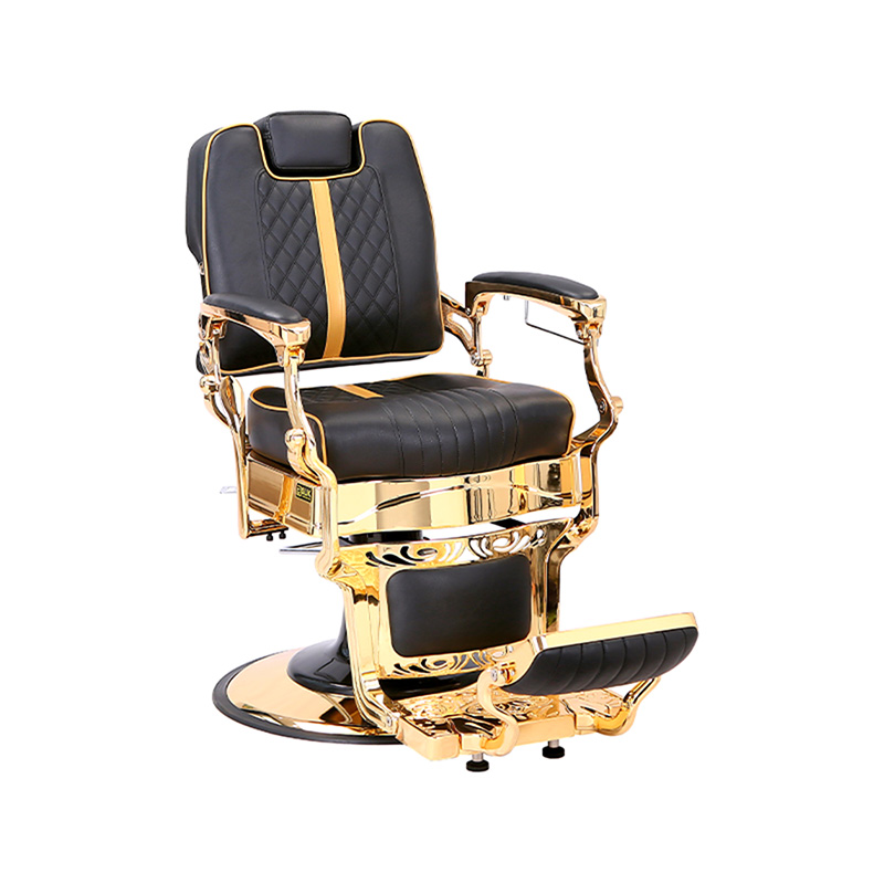 HZ87104 Ghế cắt tóc cổ điển có thể điều chỉnh theo phong cách công nghiệp với khung kim loại chắc chắn