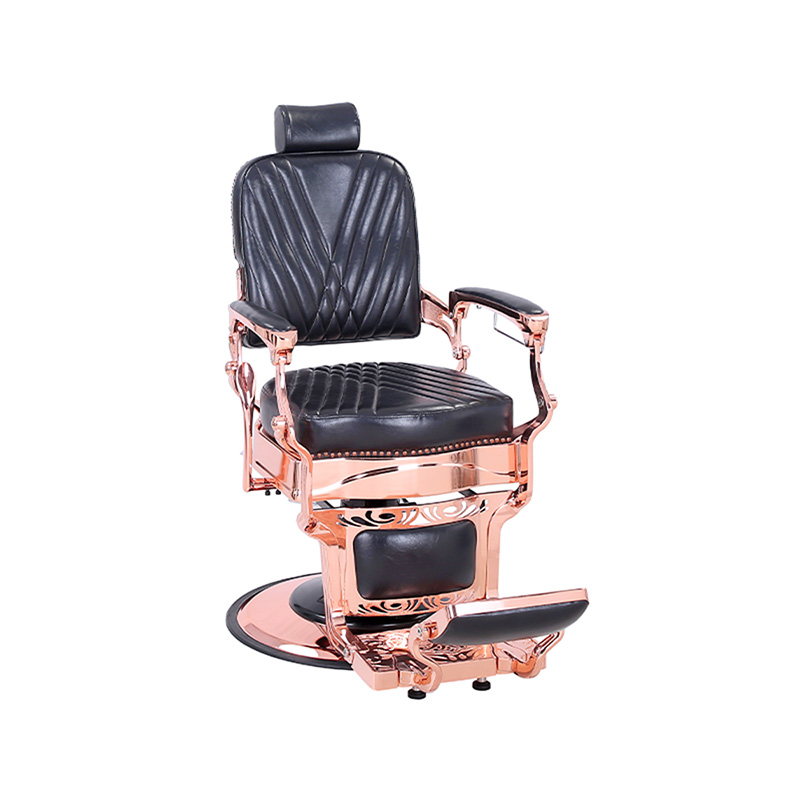 HZ87127 Ghế cắt tóc có tựa lưng vuông chéo có tựa lưng thủy lực hạng nặng theo phong cách cổ điển