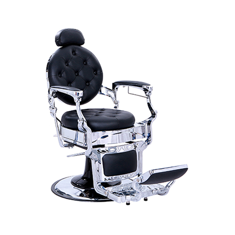 HZ8799SL Thiết bị làm tóc khung bạc ghế cắt tóc